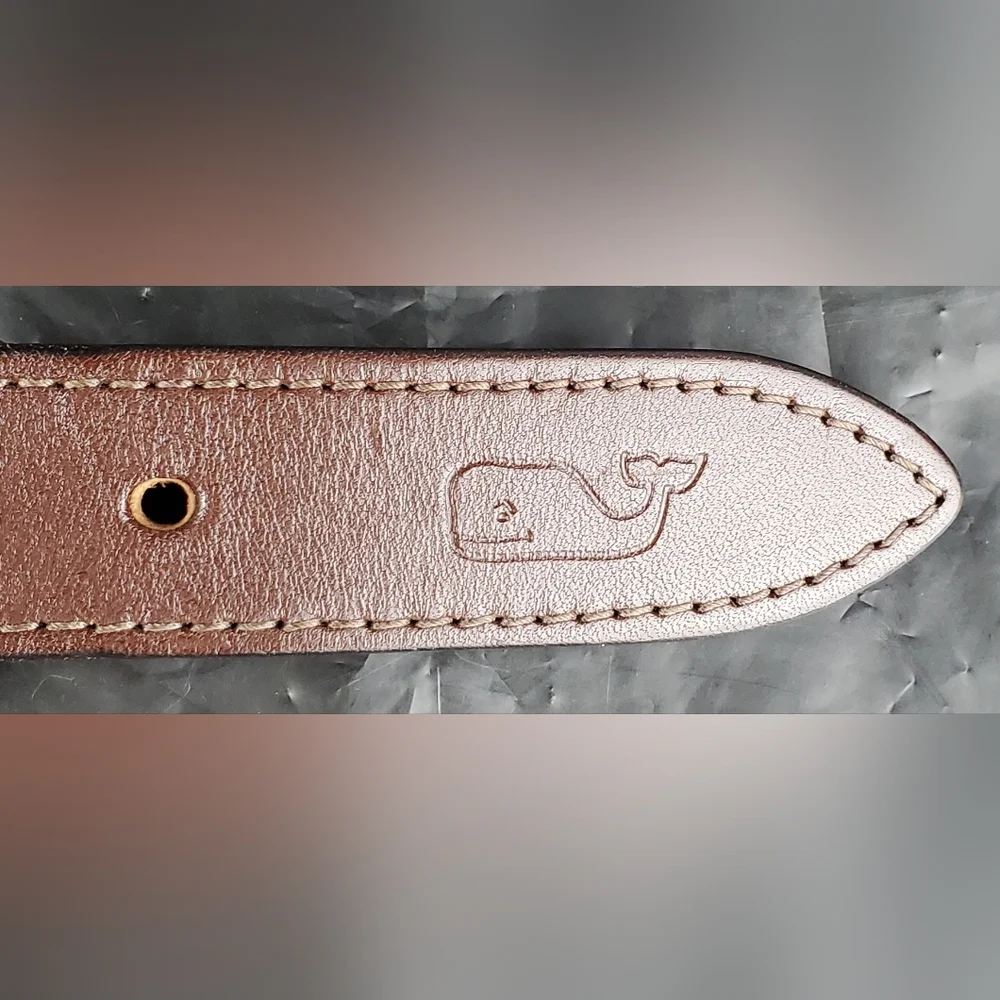 Vineyard Vines Boys Jeep Christmas Tree Canvas Club Belt Preppy - Size 26 - EUC